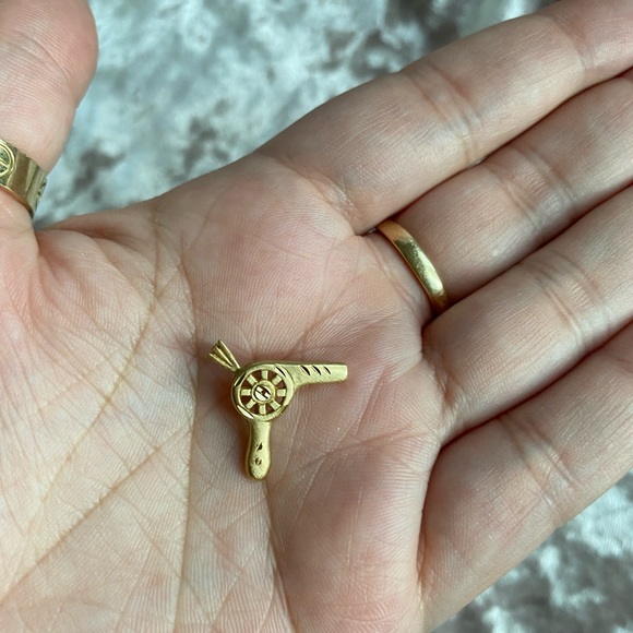 14K Gold Michael Anthony Blowdryer Pendant - Picture 3 of 4